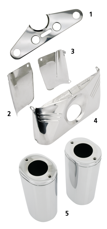 Gzp Fork Panel R/H Rear Stainless #46383
