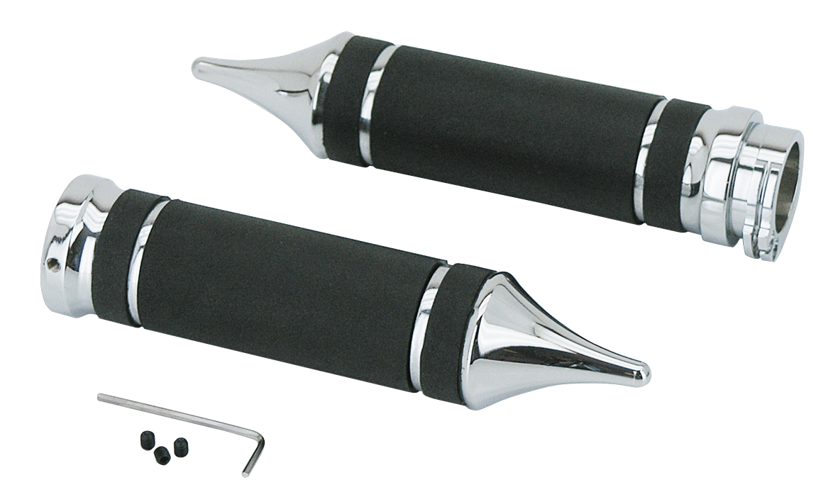 Gzp Chrome Gladiator Grip Set Grip Zodiac Default Title