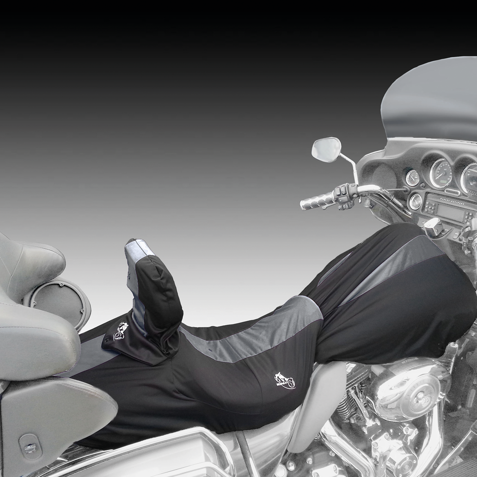 Bikesheath Seat/Tankcover L Blk/Grey Seat Cover & Pad Bikesheath Default Title