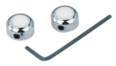 Gzp Chrome Socket Head Bolt Cover Set 1/ Bolt & Nut Cover Zodiac Default Title