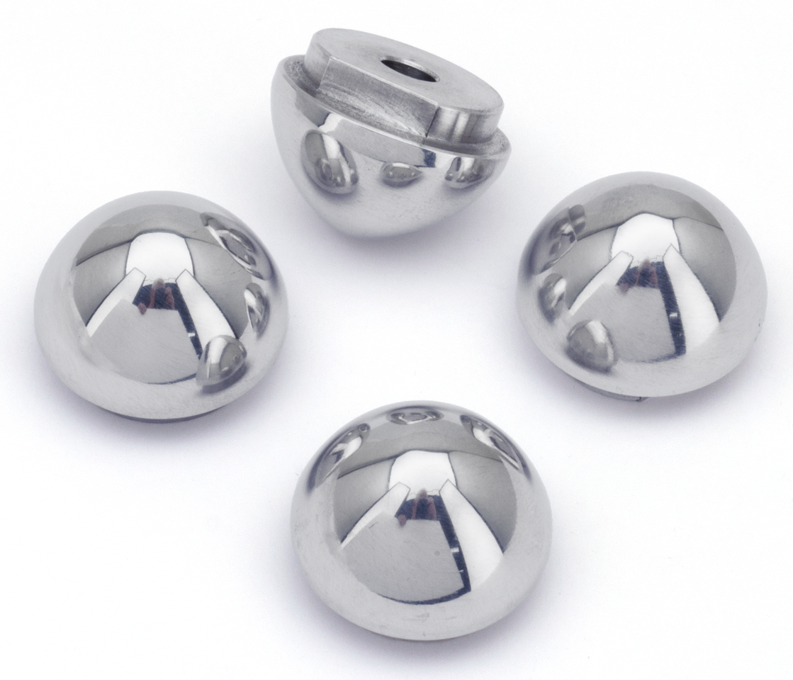 Gzp Tomahawk Domed End Caps Raw Set O One Inch Diameter Handlebars Zodiac Default Title