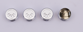 Hex Bolt Cap 1/4" Skull Design Hardware & Fastener Midwest Acorn Nut Company Default Title