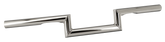 Zcp Flat Z Chrome Dimpled One Inch Diameter Handlebars Zodiac Default Title