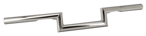 Zcp Flat Z Chrome Dimpled One Inch Diameter Handlebars Zodiac Default Title