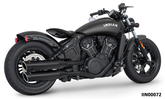 Freedom Liberty Mufflrs Blk/Blk Isc15 24 Slip-On & Muffler Freedom Performance Exhaust Default Title