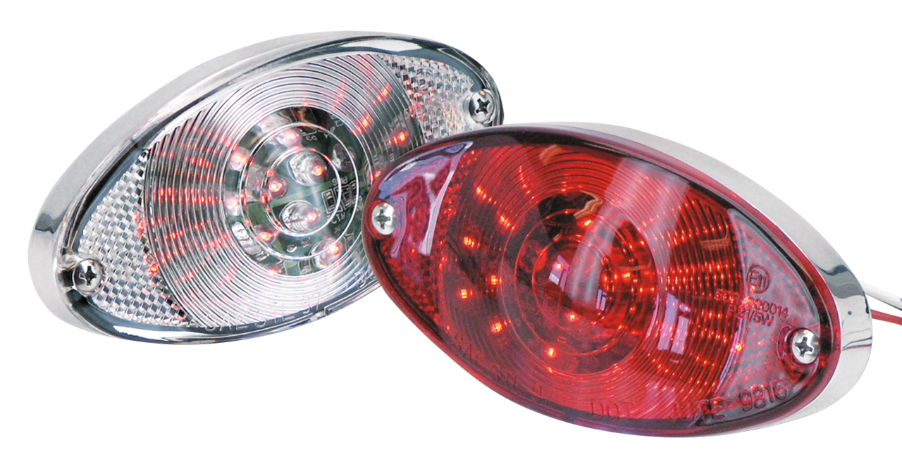 Gzp Super Thin Led E Appr Red Lens Taill Tail & Brake Light Zodiac Default Title