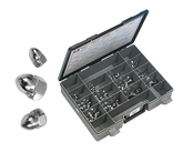 Assortment Tray Chrome Acorn Nuts Unf/C Hardware & Fastener Midwest Acorn Nut Company Default Title