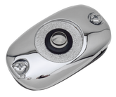 Gzp Chr M/C Cover W/Glass+ Seal +Screws Rear Brake Master Cylinder Cover Zodiac Default Title