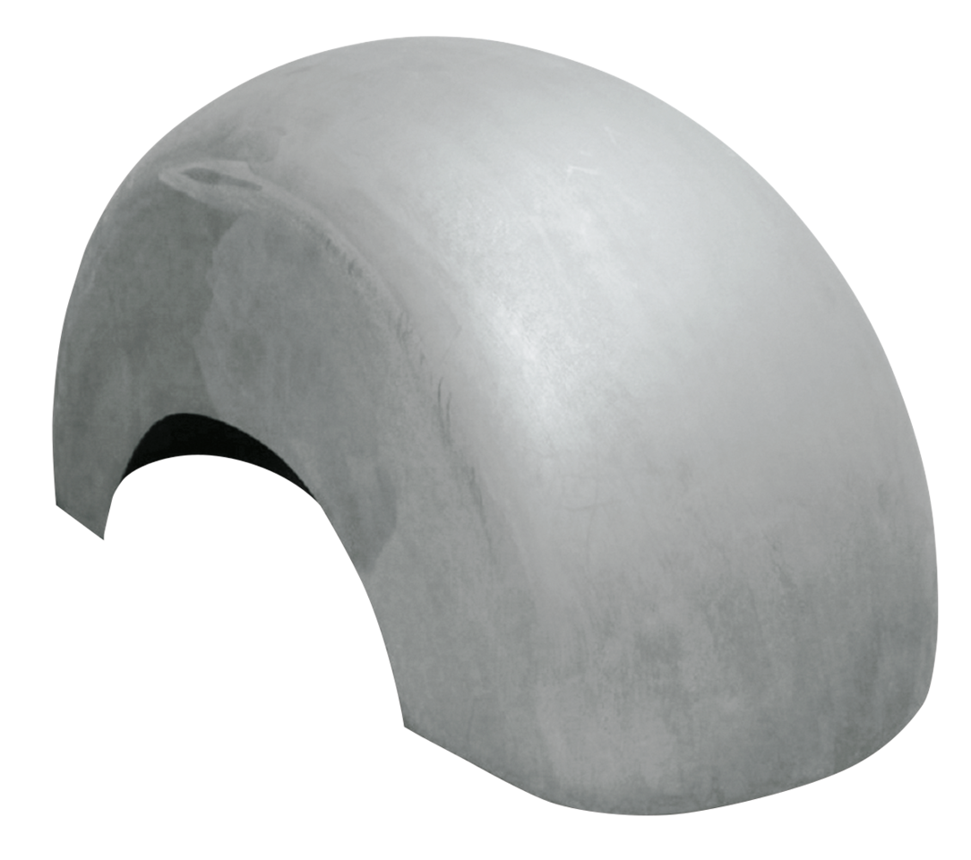 14.25" Rigid Custom Round Top Untrimmed Rear Fender Cruise Speed