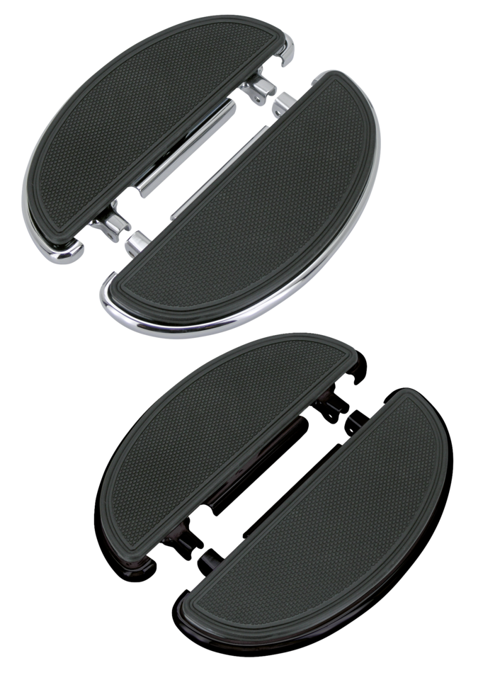 Gzp Black Half Moon Floorboards Flst86 U Rider Floorboard Zodiac