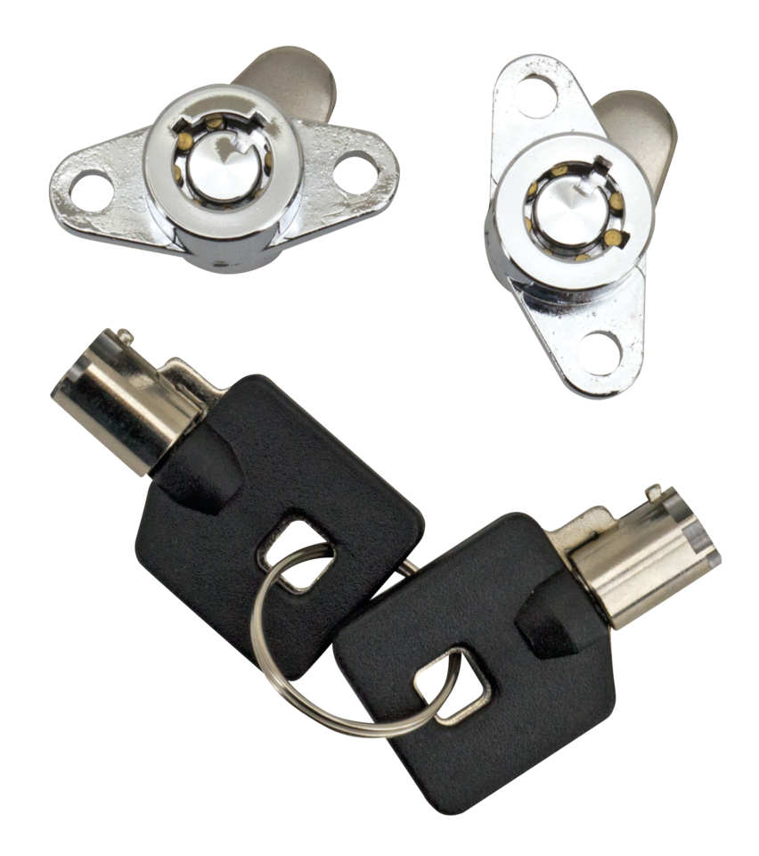 Saddlebags Lock Kit Black Flh/T93 13 Hard Luggage V Twin Mfg Default Title
