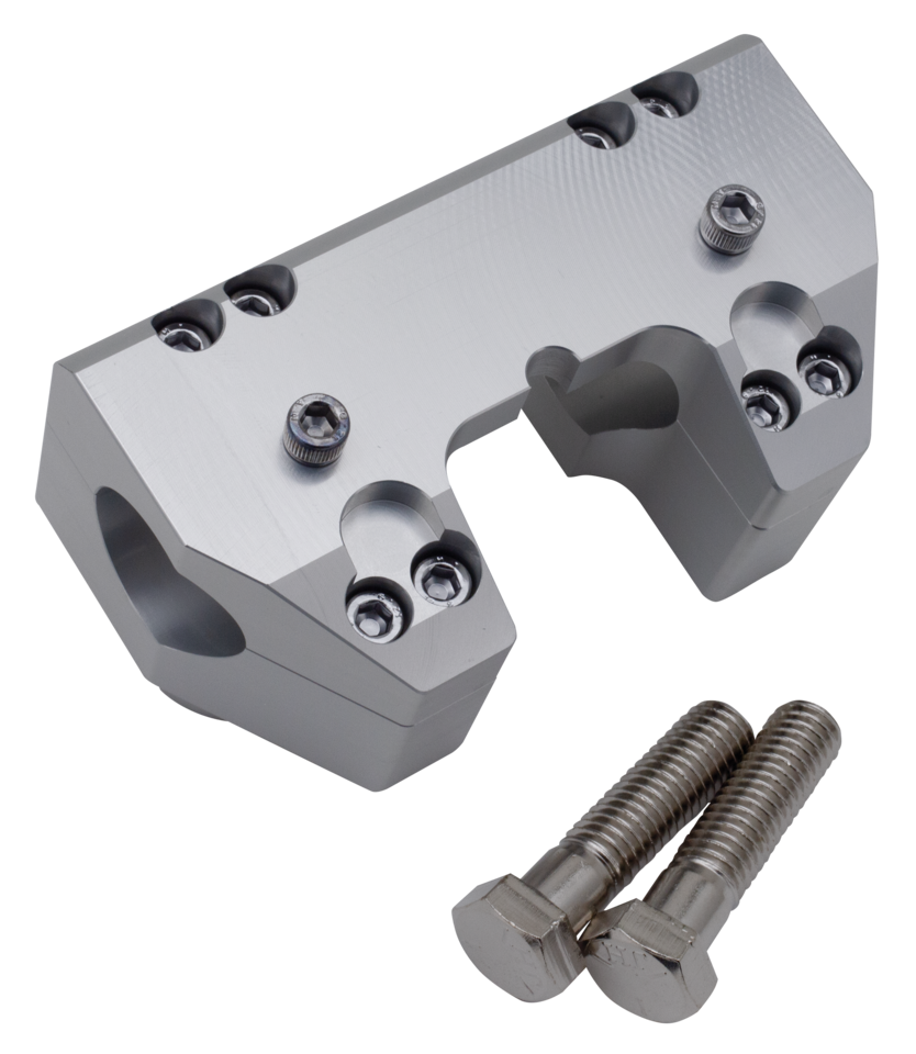 Alu Clamp F/1.25" Handlebar Tt08 13 Handlebar Risers for Fat Bar V Twin Mfg Default Title
