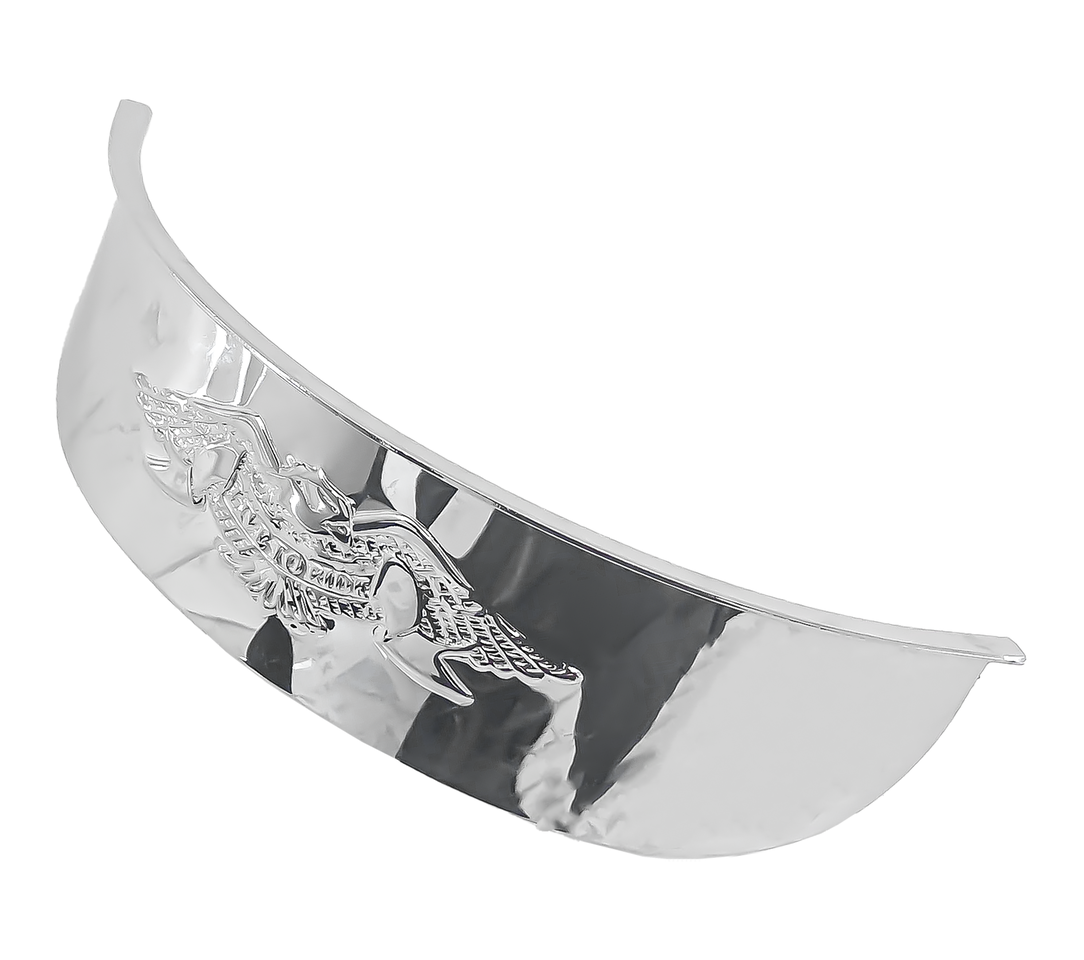 Gzp Visor 5.75" With Live To Ride Eagle Light Visors Zodiac Default Title