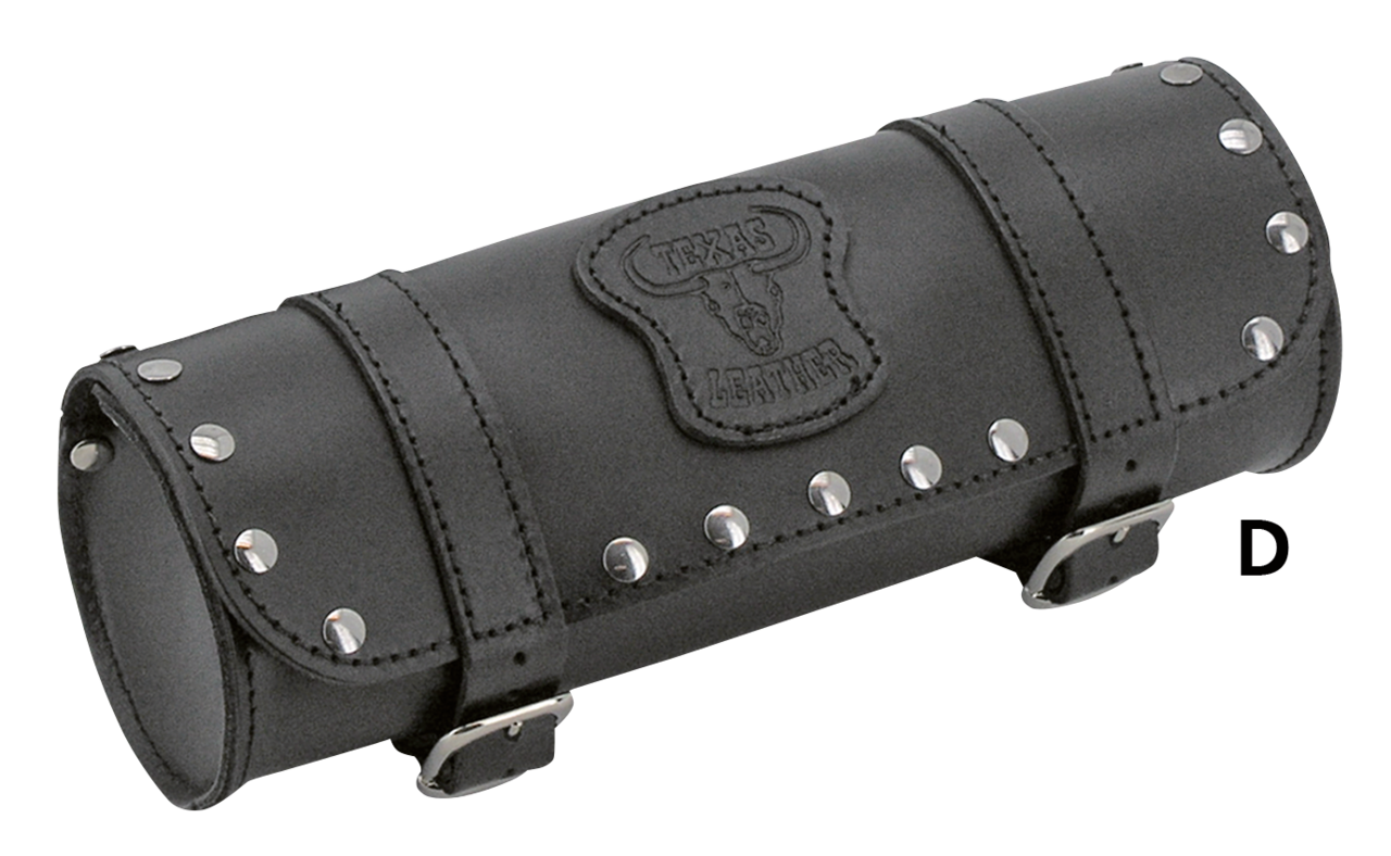 Texas Leather Roll Bag 3.2 L, Studded Leather Luggage Texas Leather