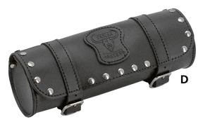 Texas Leather Roll Bag 3.2 L, Studded Leather Luggage Texas Leather