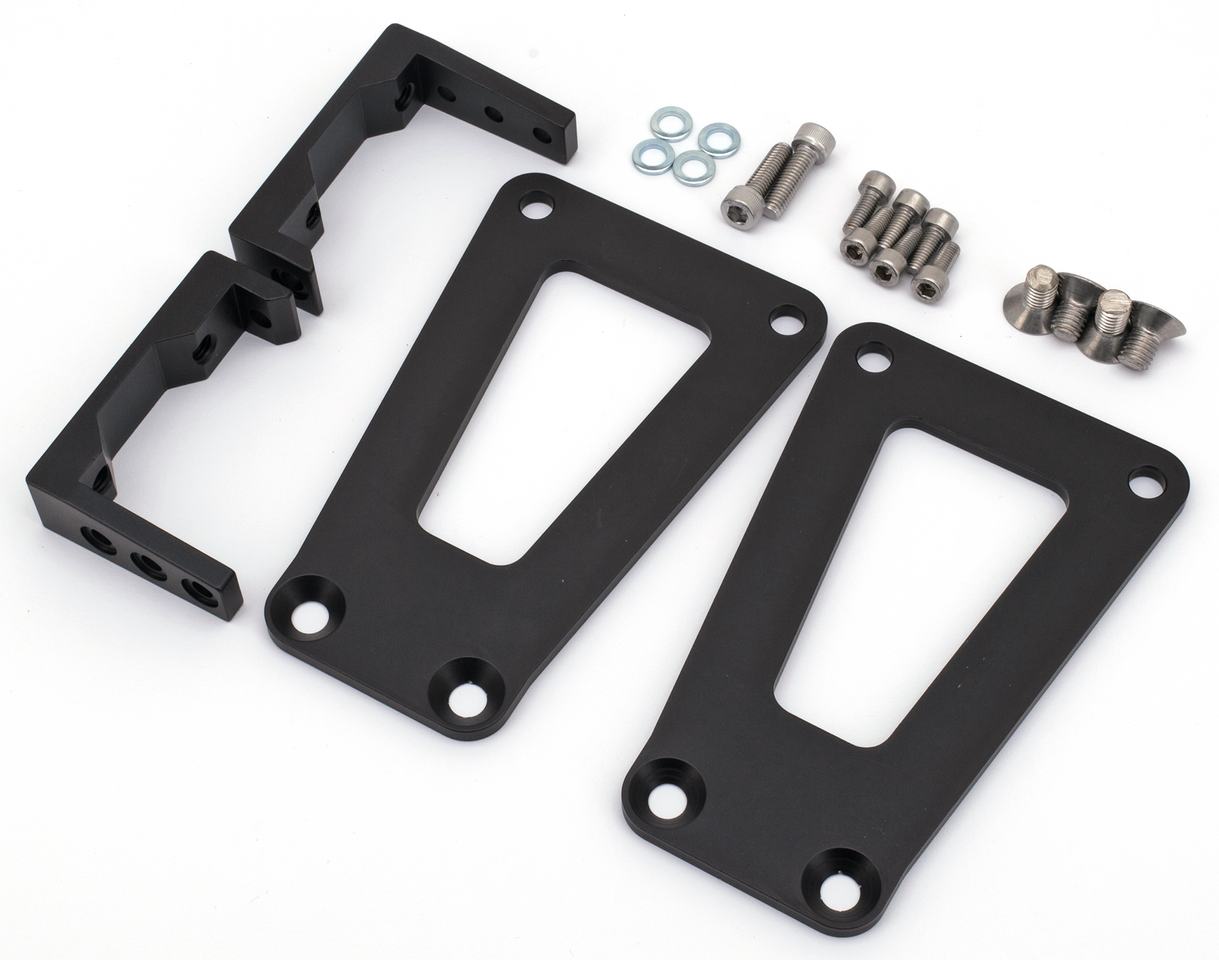 Fender Bracket Kit Ohlins Black Anodized Fork Assembly Hardware Zodiac Default Title