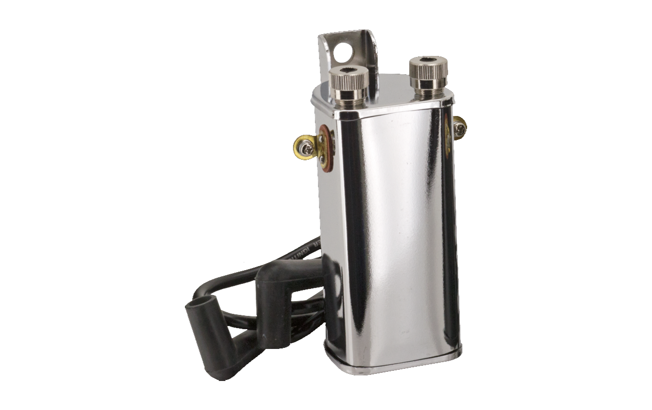 Gzp Square Custom Coil 12volt, Chrome Ignition Coil Zodiac Default Title