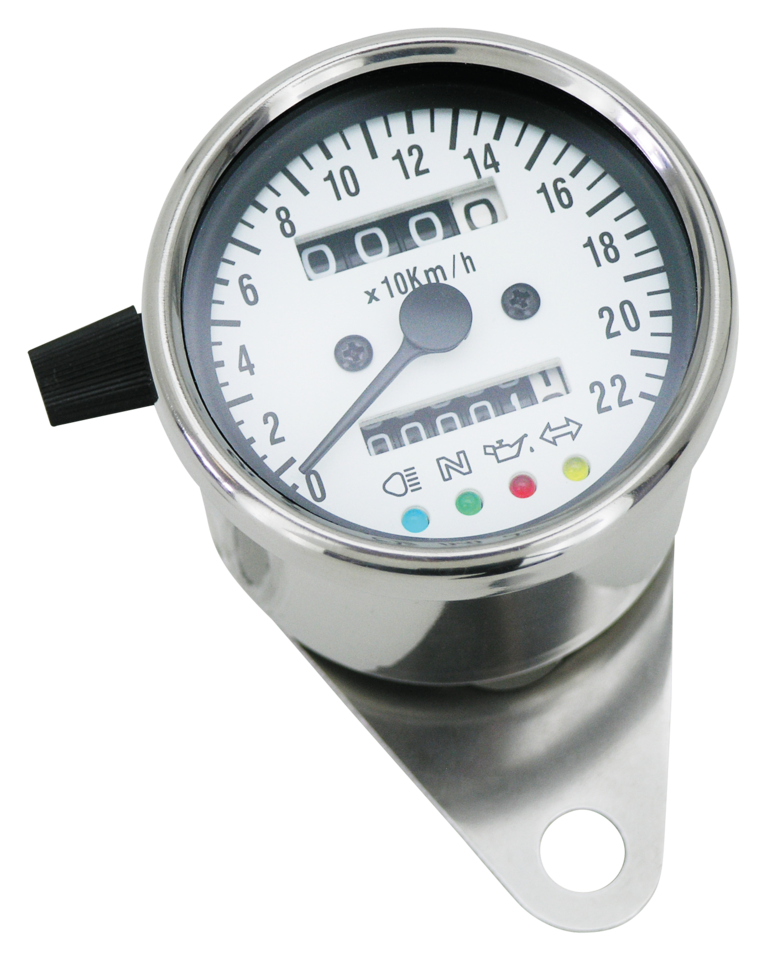 Gzp 4 Light Speedo Mph Stainless Housing Speedo & Tacho Zodiac Default Title