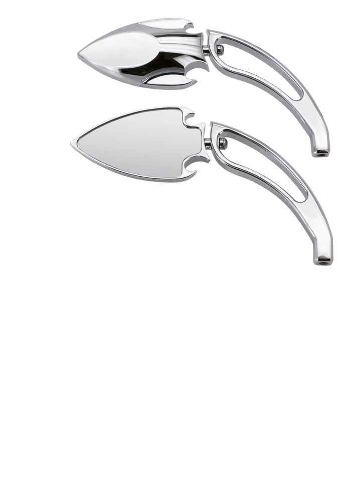 Gzp Chrome Scarab Mirrorset Mirror & Component Zodiac