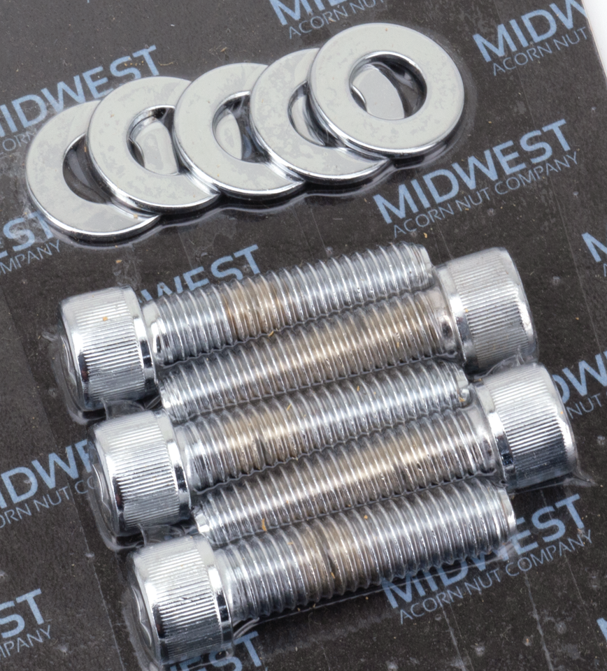Chrome Shcs Sprocket Screw Kit Sprocket & Pulley Midwest Acorn Nut Company Default Title