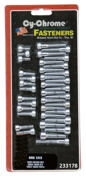 Chr. Allen Head Side Cover Set Fxr/Flt Drive Train Hardware Kits Midwest Acorn Nut Company Default Title