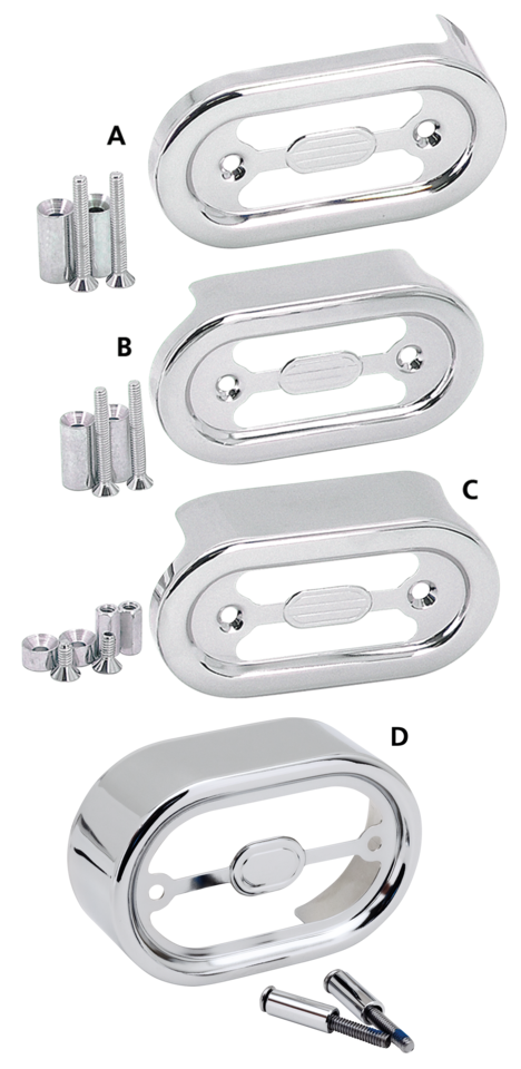 Gzp Chrome Regulator Cover Flst00 Fxs Rectifier/Regulator Brackets Zodiac