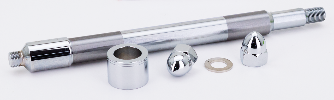Gzp Chrome Front Axle Kit Fxstd07 Axles & Hardware Zodiac Default Title