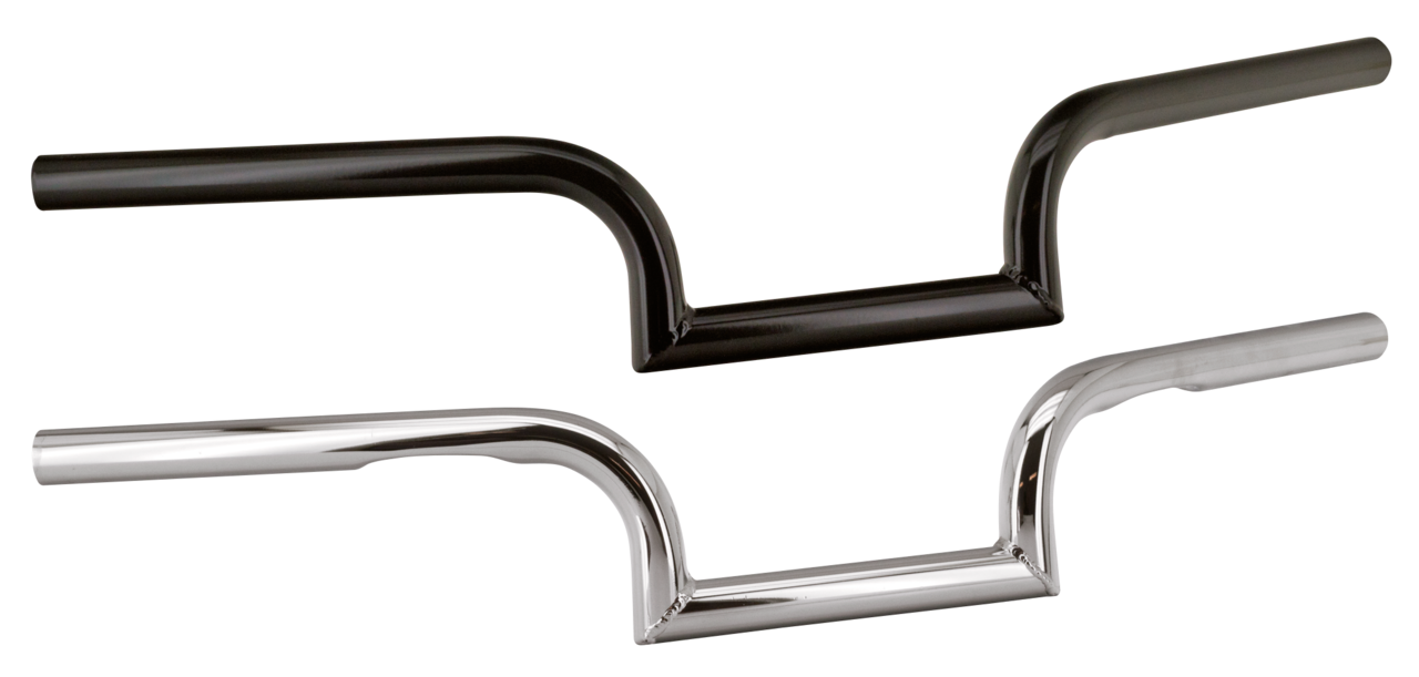 Zcp Hipster Dimpled Chrome 4 1/2" One Inch Diameter Handlebars Zodiac