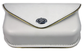 Windshield Pouch White/Gold Trim Fl60 84 Windshield Bags V Twin Mfg Default Title