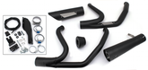 Mcj 2 1 Shorty Flh/T14 16 Black 2-1 Full Exhaust System Mcj Default Title