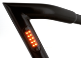 Gzp Matt Blk Z Bar 6"Rise Tbw Smoke Led Fat Handlebars for one inch handlebar clamps Zodiac Default Title