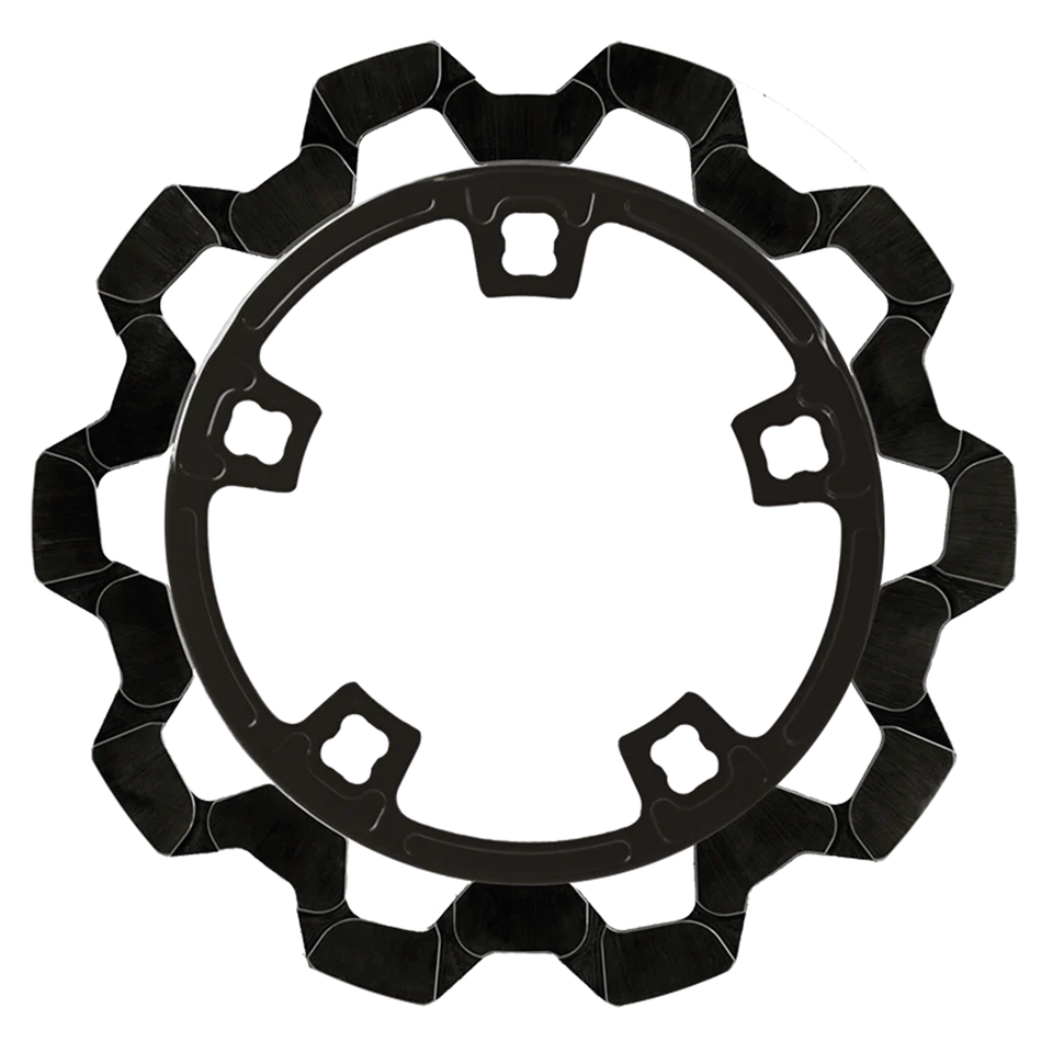 Fr Bow Tie 11.8"X5mm Bl/Bl Enforcer Front Brake Rotor Lyndall Brakes Default Title