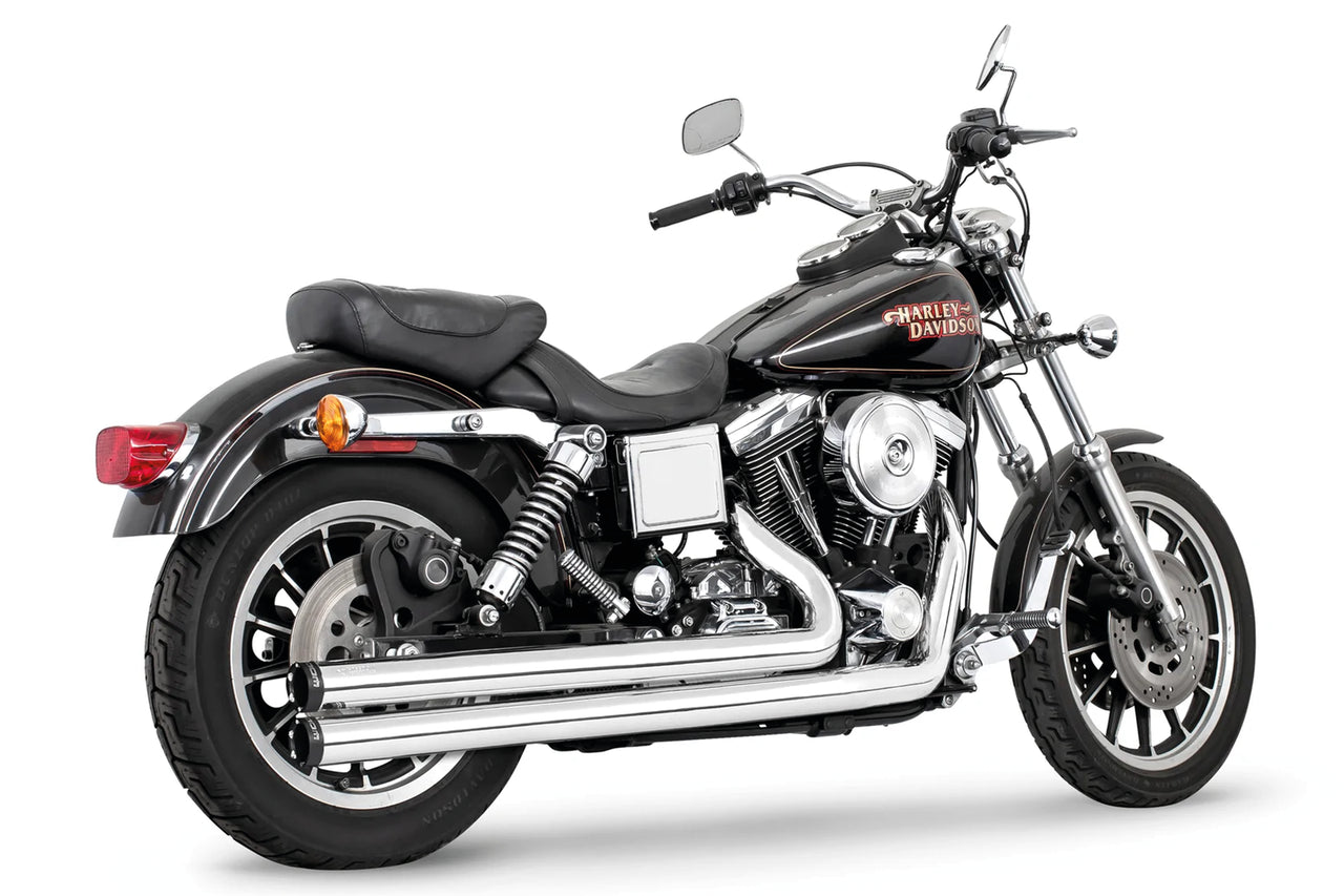 E2 Ev80 Fxd91 98 Indep Lg Ch/Bk 2-2 Full Exhaust System Thorcat Exhaust Default Title