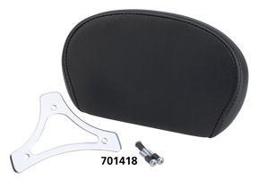 Short Passenger Back Pad Smooth Backrest & Sissy Bar Pad V Twin Mfg
