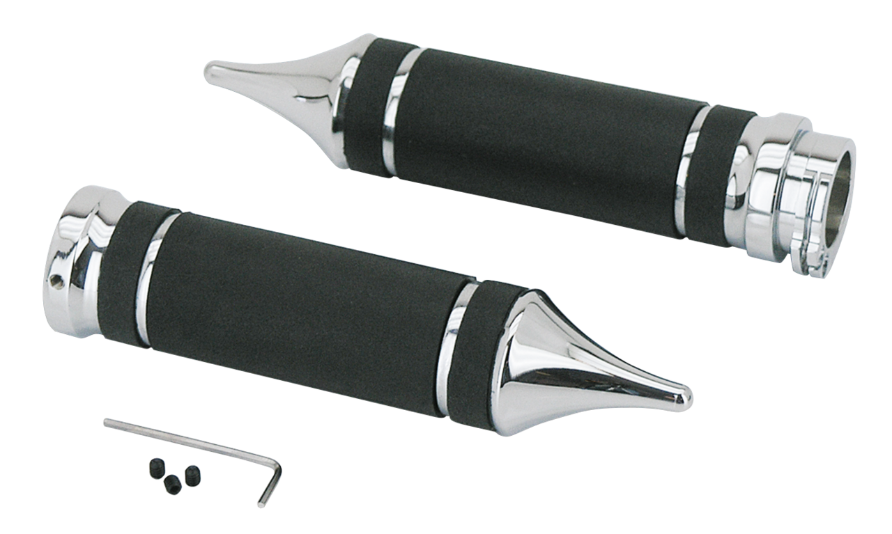 Gzp Chrome Gladiator Grip Set Grip Zodiac