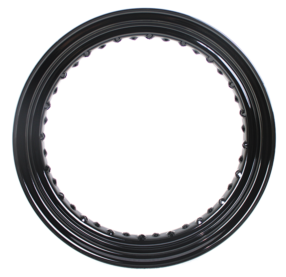Gloss Black Dc Rim 3.00x16" 40 H 07 Up Wheel Rims V Twin Mfg Default Title