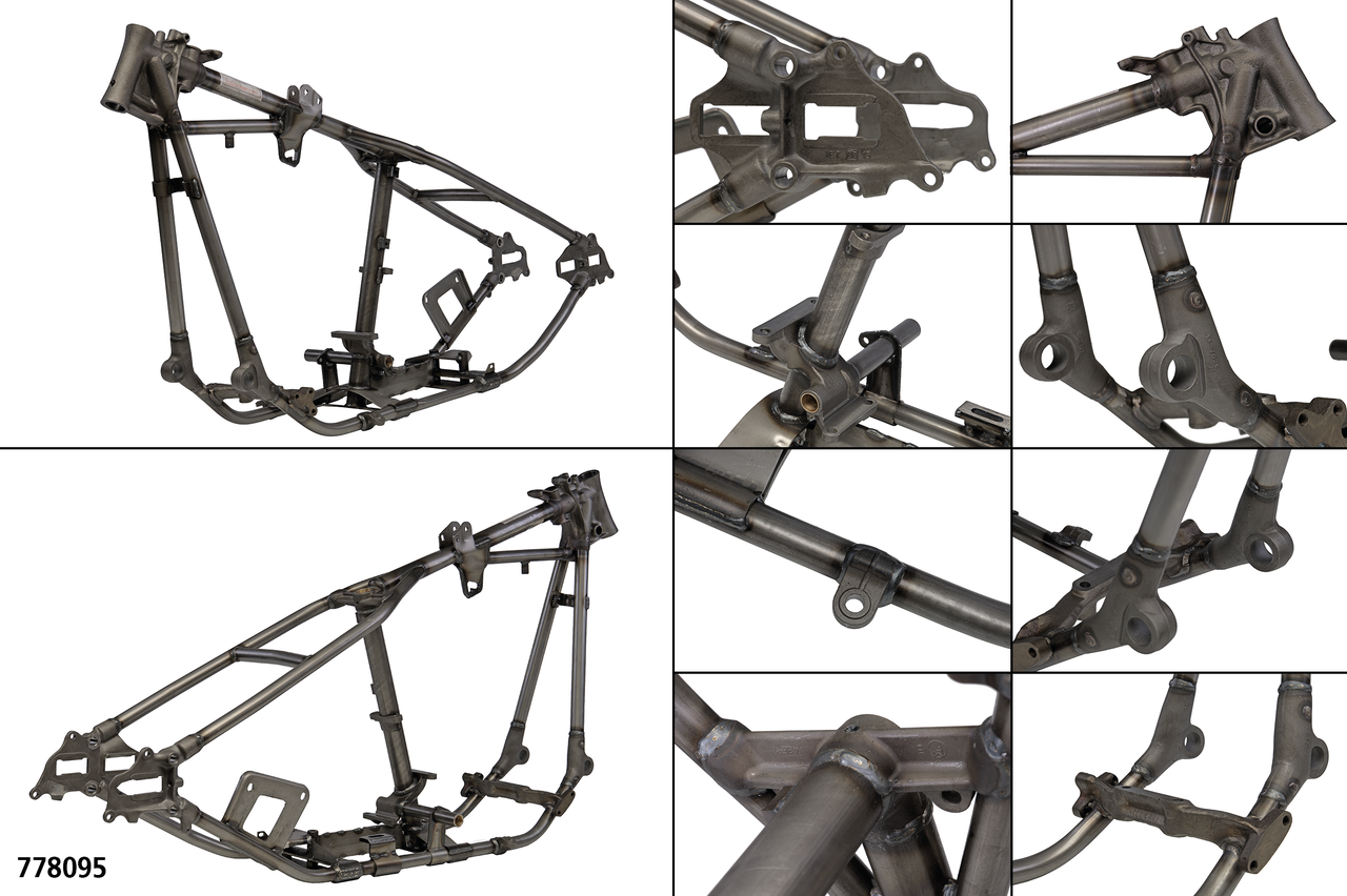 Vg Rigid Frame Bt55 57 Fl 30deg Straight Complete Frame Vg Classic Frames & Parts