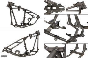 Vg Rigid Frame Bt55 57 Fl 30deg Straight Complete Frame Vg Classic Frames & Parts