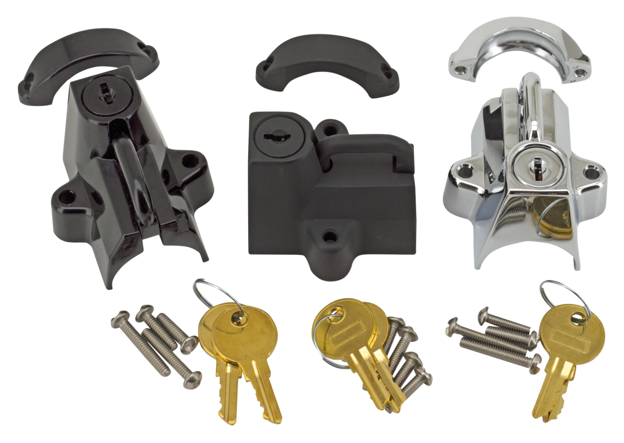 Gzp Chrome Helmet Lock Extenders Luggage Straps & Tie Downs Zodiac Default Title
