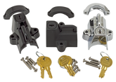 Gzp Chrome Helmet Lock Extenders Luggage Straps & Tie Downs Zodiac Default Title