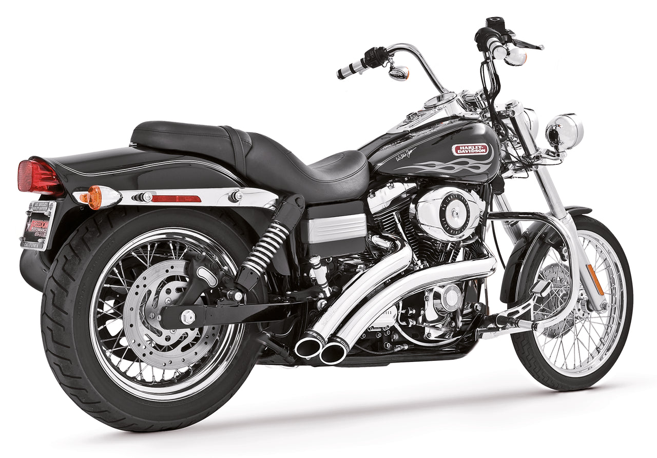 Radical Radius Fxd91 05 Chr/Blk Tip 2-2 Full Exhaust System Freedom Performance Exhaust