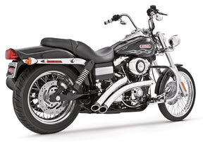 Radical Radius Fxd91 05 Chr/Blk Tip 2-2 Full Exhaust System Freedom Performance Exhaust