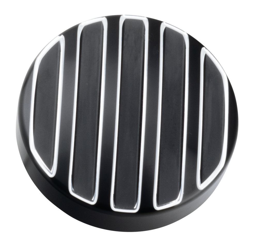 Gzp Black Cut Ribbed Screw In Cap 82 E18 Gas Cap Zodiac Default Title