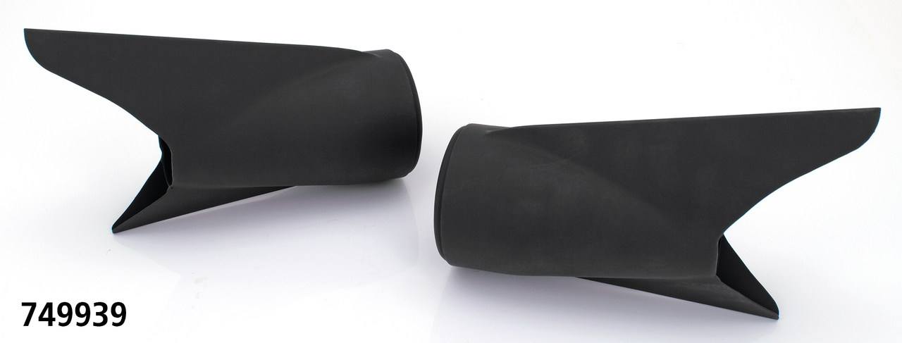 Mcj End Caps Royal 80 Fishtail Black Exhaust End Cap Mcj Default Title