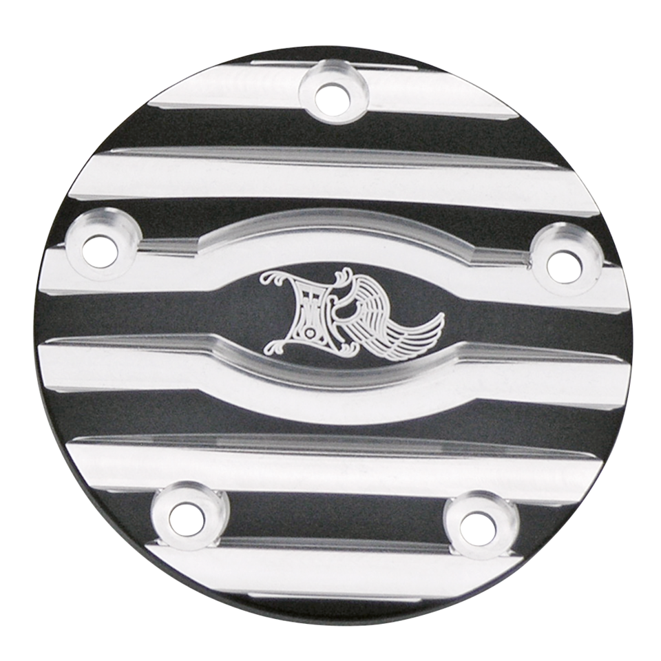 Point Cover 5hole Black &Machine Cut Ribb Ignition Component Ken's Factory Default Title