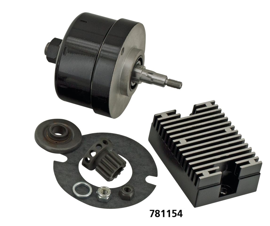 Alternator Conversion Kit 45ci37 73 Blk Charging System Kit V Twin Mfg Default Title