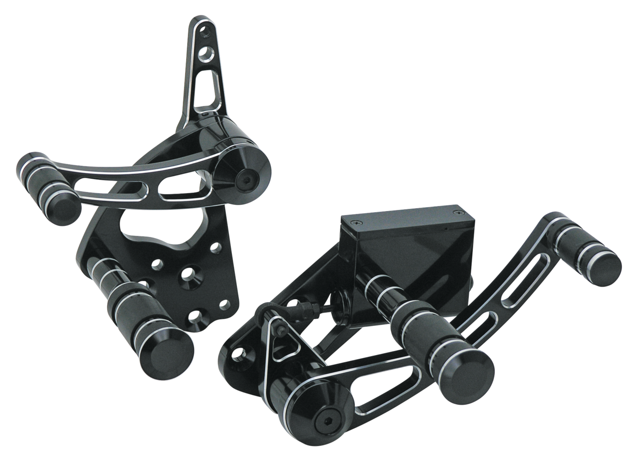 Gzp Black Fwd Controls Bt58 86 F*St86 Forward Control Kit Zodiac Default Title