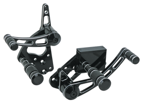 Gzp Black Fwd Controls Bt58 86 F*St86 Forward Control Kit Zodiac Default Title