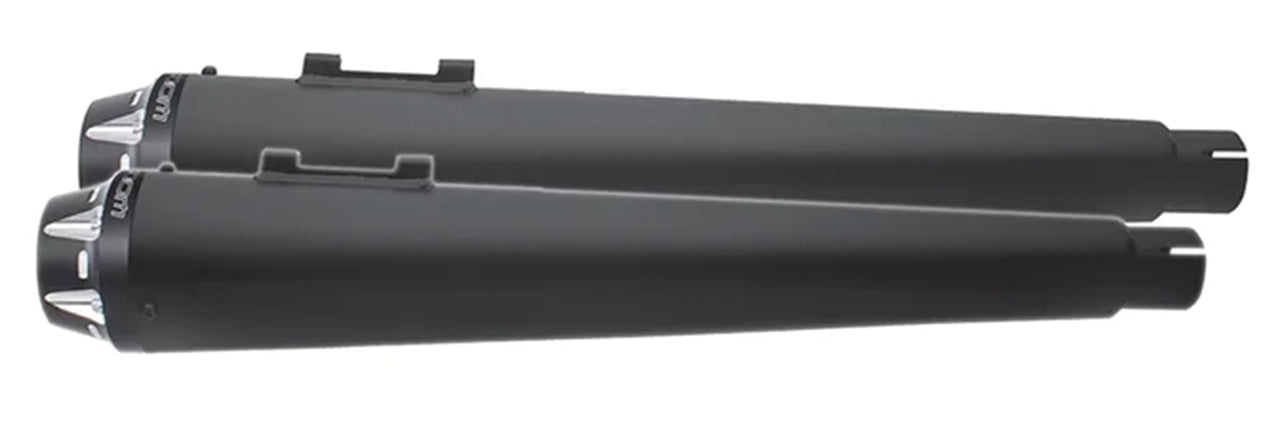 Us Outlaw S/O's Blk/Blk Flh/T95 16 Slip-On & Muffler Freedom Performance Exhaust Default Title