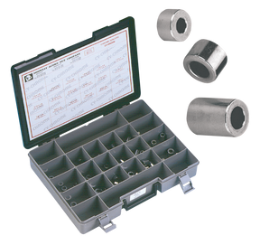 Ass.Tray Spacers 18 Sizes Show Chrome Hardware & Assortment Trays Midwest Acorn Nut Company